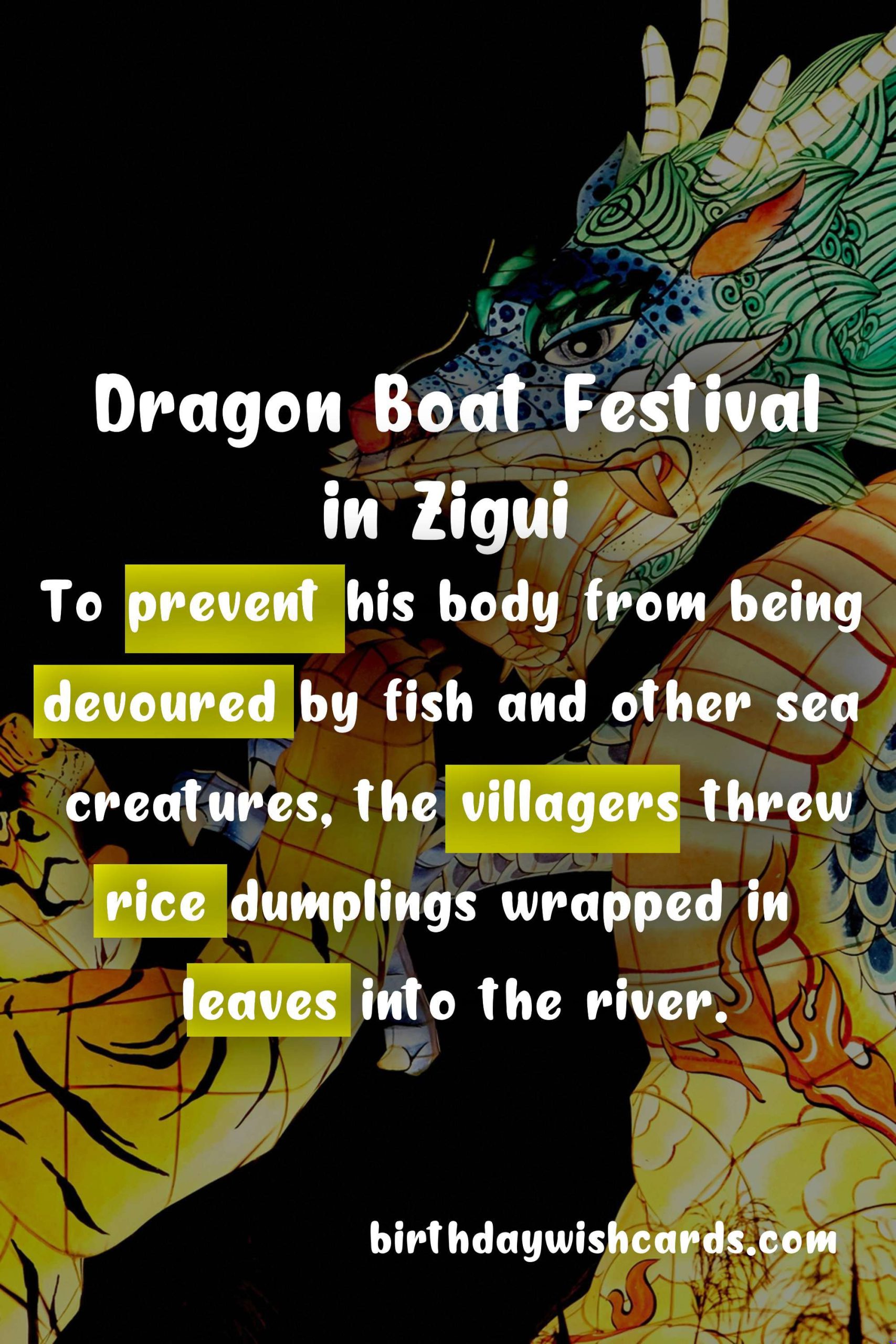 Dragon Boat Festival in Zigui - June