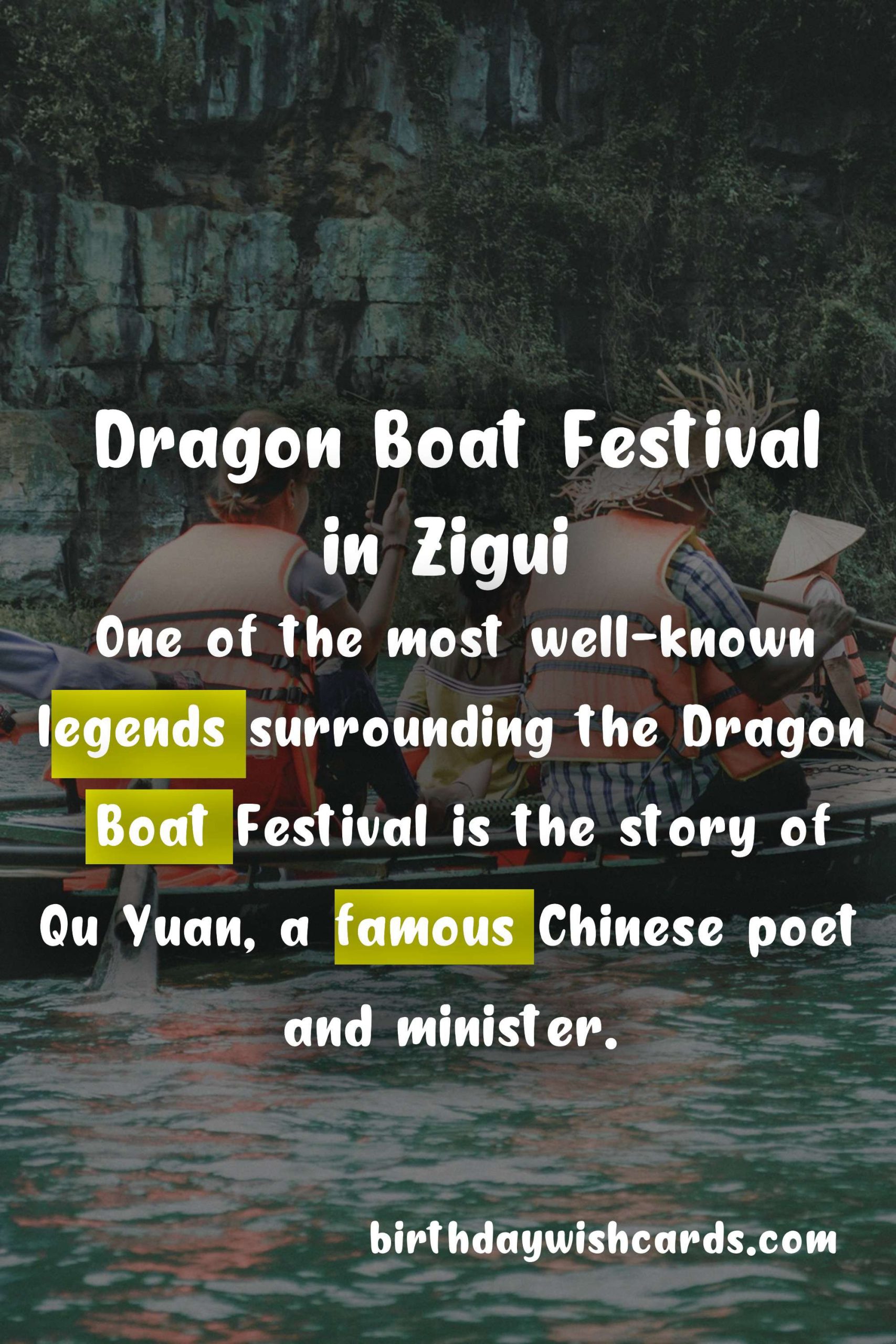 Dragon Boat Festival in Zigui - June