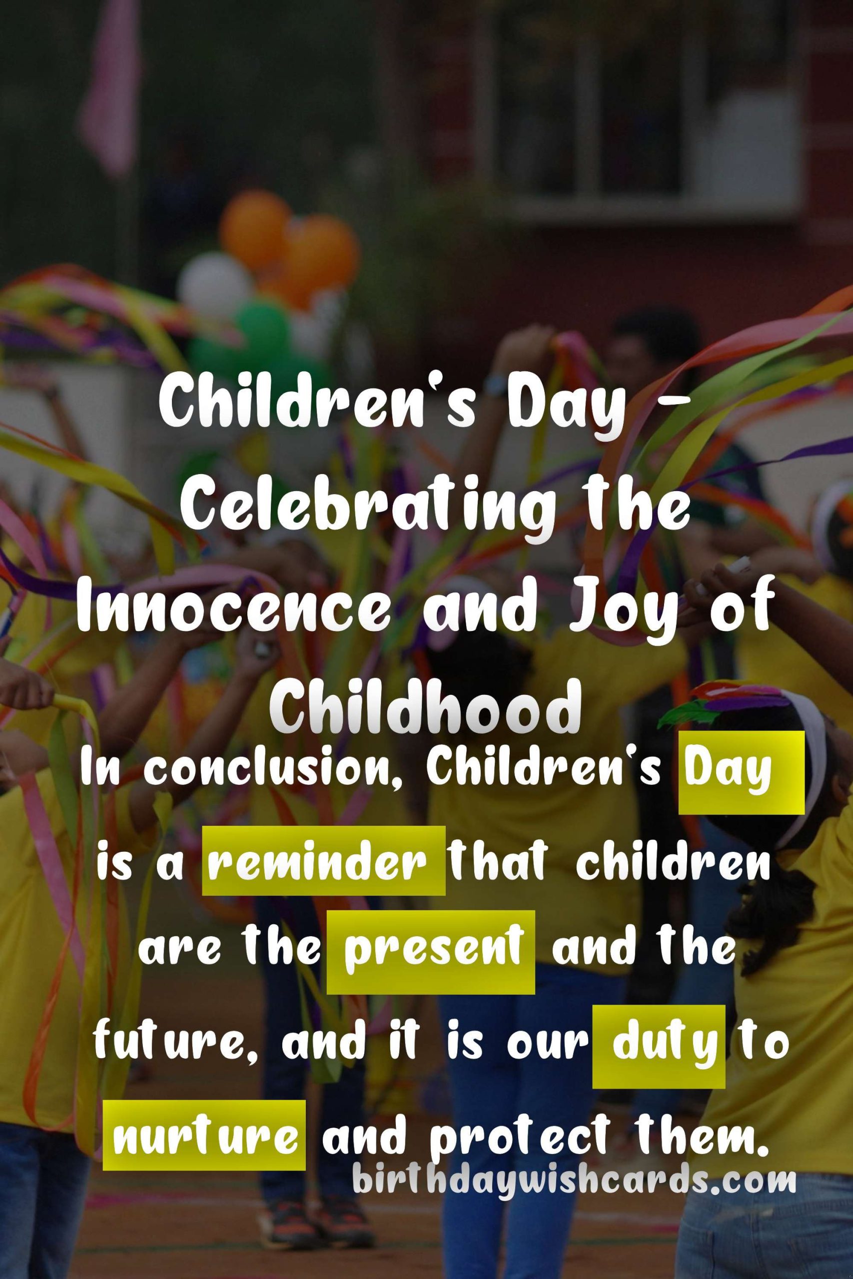 Children's Day - July 19: Celebrating the Innocence and Joy of Childhood