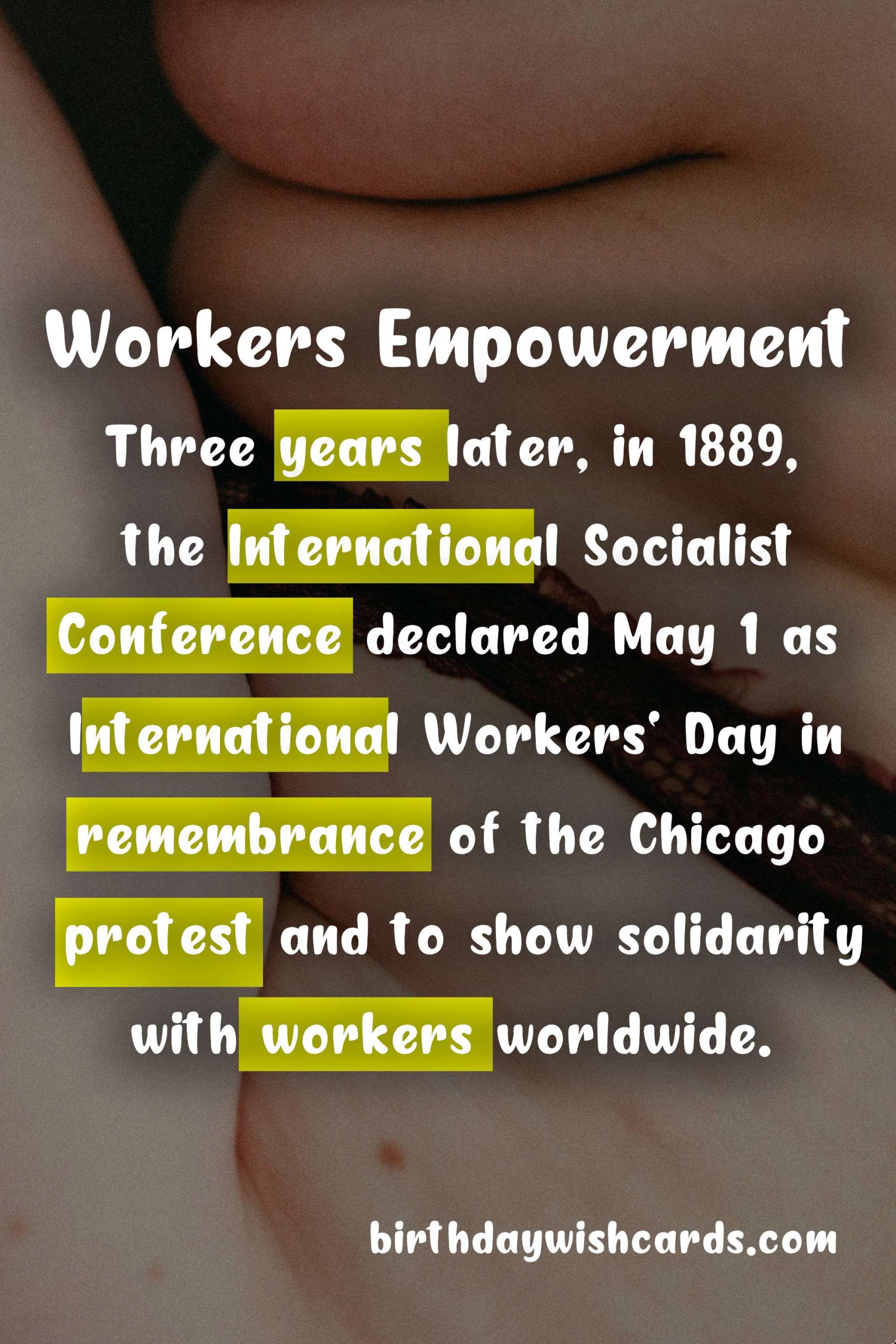 Día del Trabajador - Celebrating The Labor Day on May 1