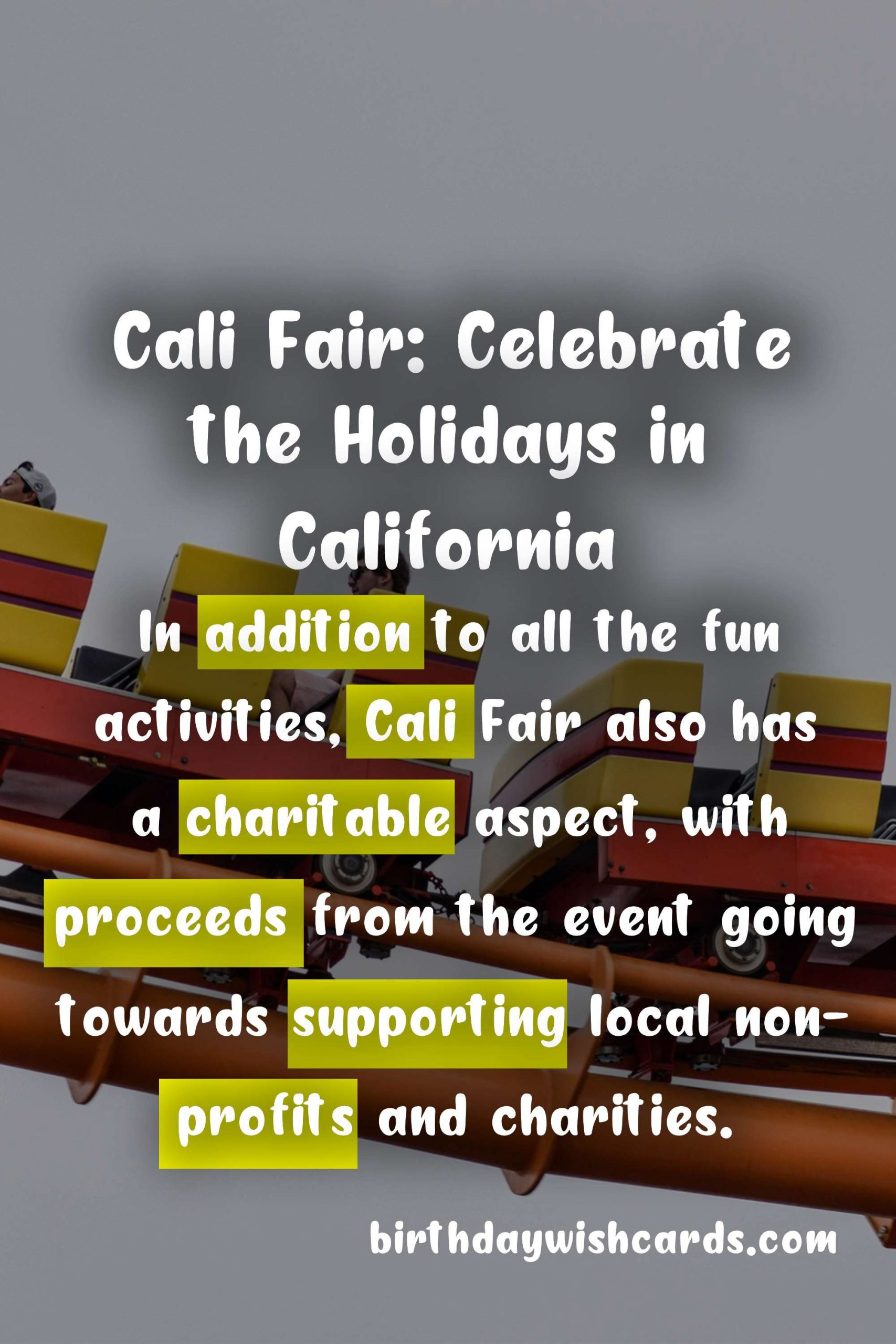Celebrate the Holiday Season at Cali Fair!