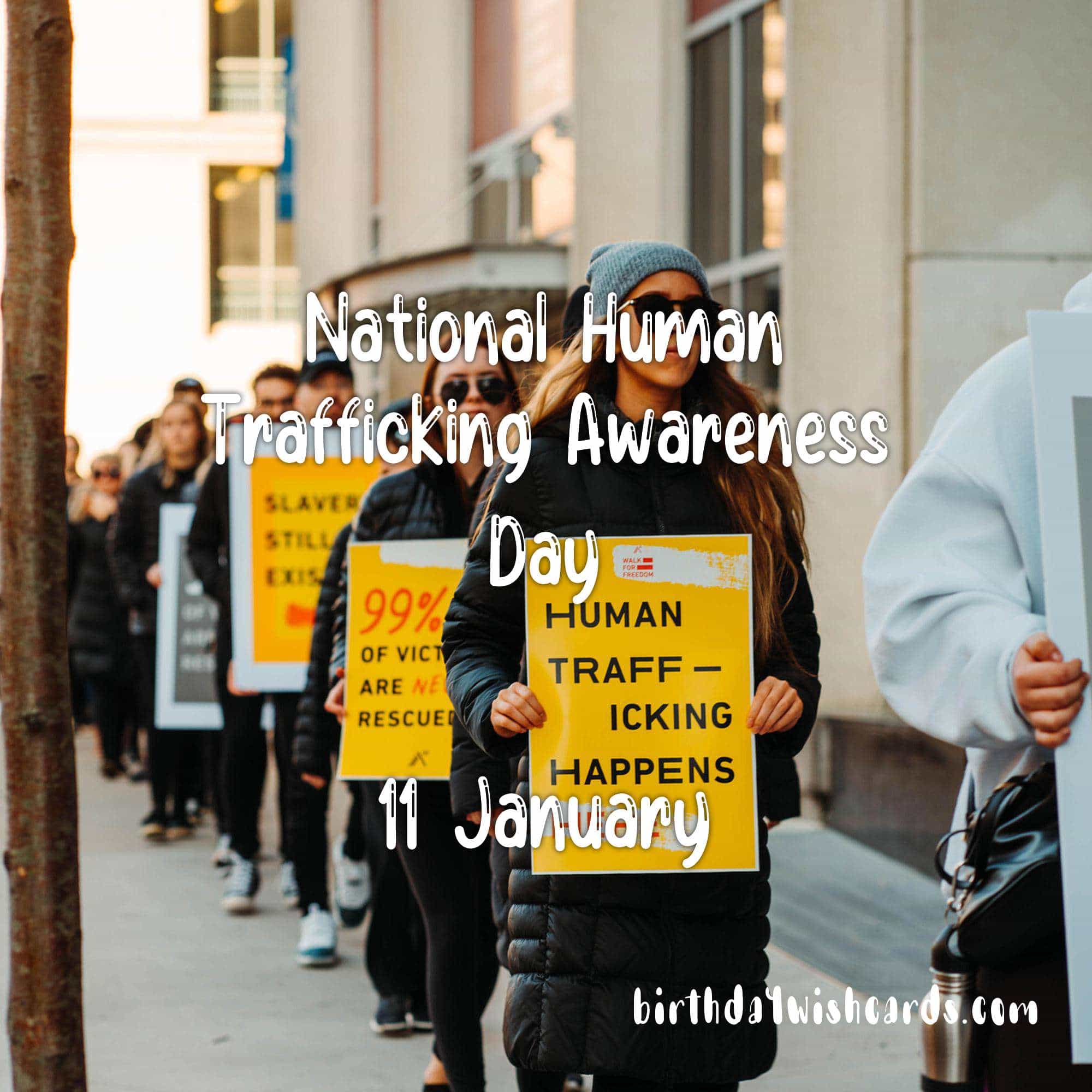Birthday Wish Cards | 11-January National Human Trafficking Awareness Day: Birthday Wish Cards | 11-January National Human Trafficking Awareness Day: