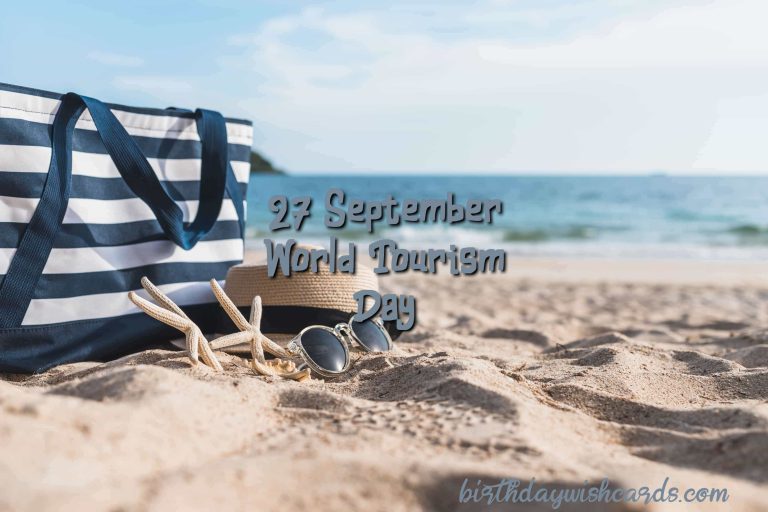 27-September World Tourism Day: