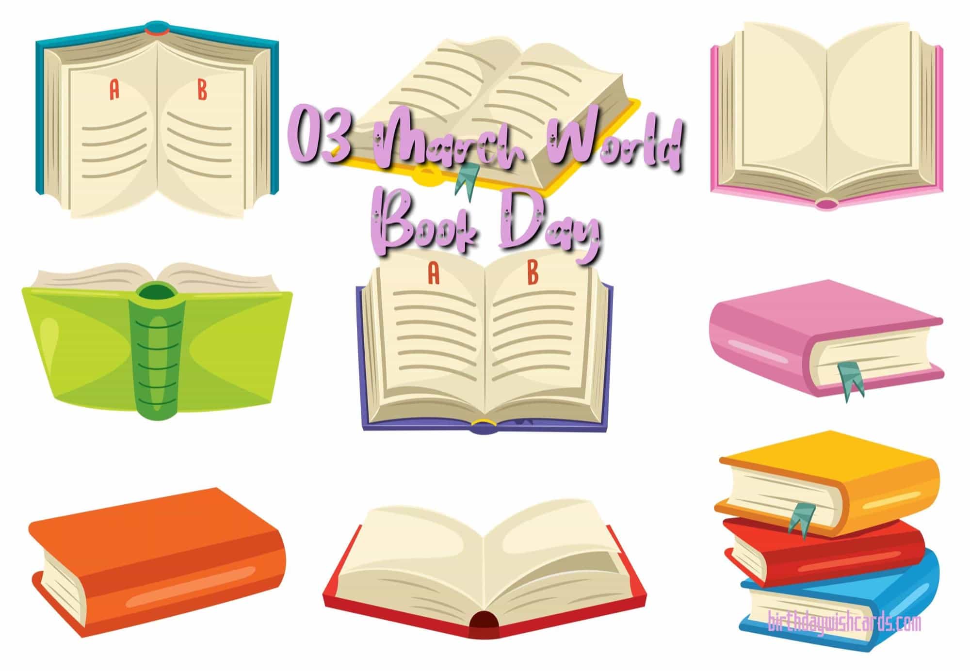 Birthday Wish Cards | International Children's Book Day Images