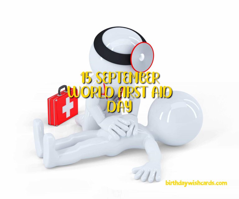 12-September World First Aid Day: