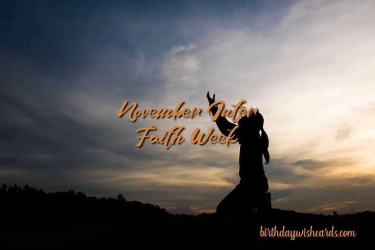 14-21 November Inter Faith Week:
