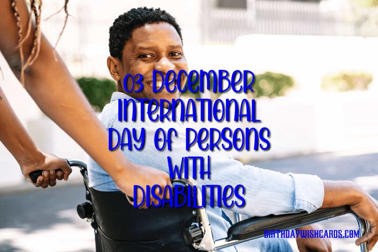 International Day of Persons with Disabilities