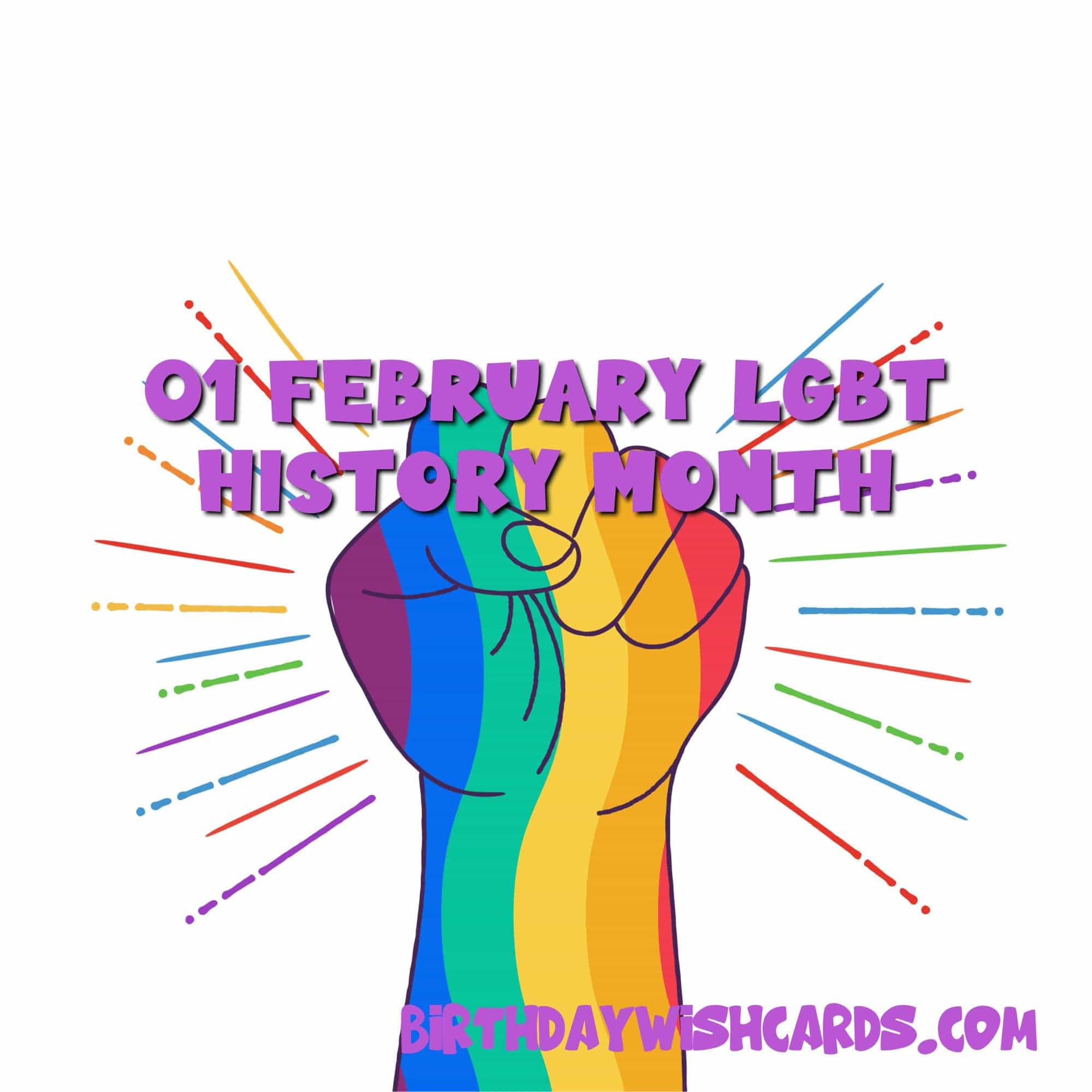 Birthday Wish Cards | 01-February LGBT History Month: