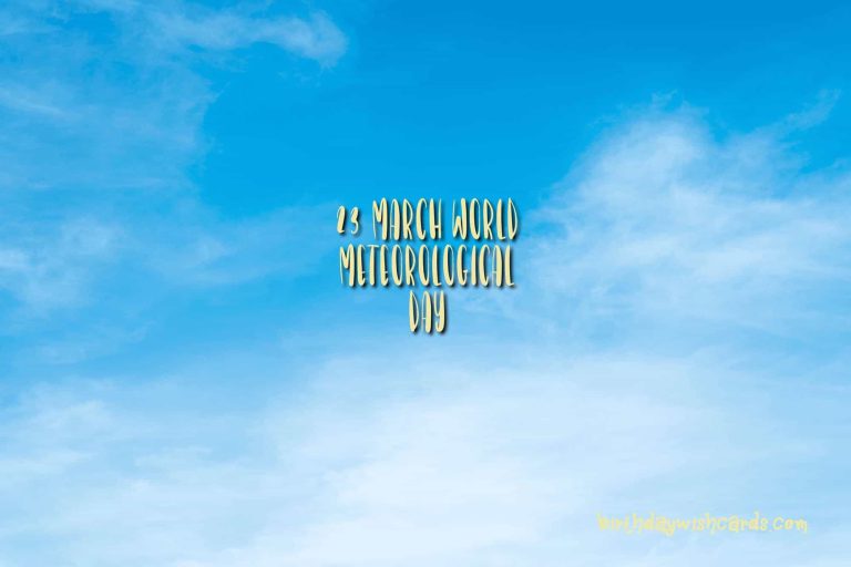 23-March World Meteorological Day