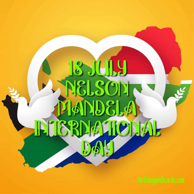 18-July Nelson Mandela International Day: