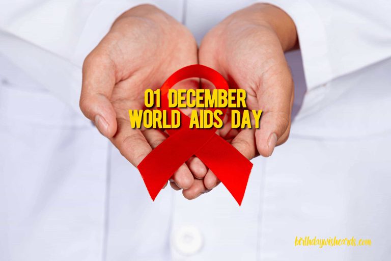01-December World AIDS Day: