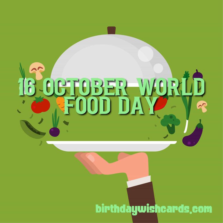 16-Oct World Food Day: