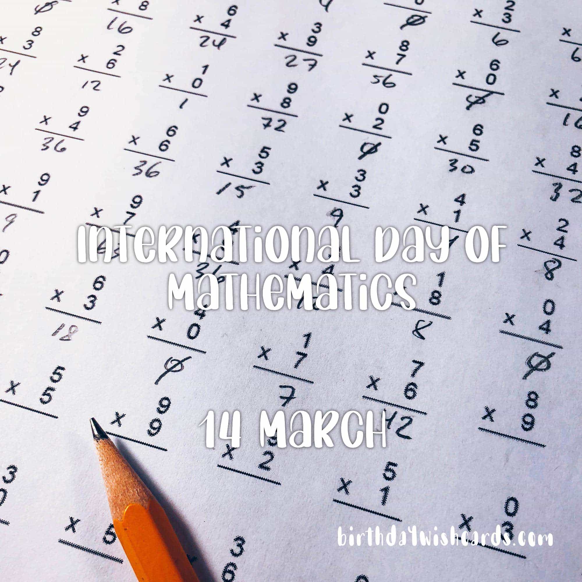 Birthday Wish Cards | 14-March International Day of Mathematics:
