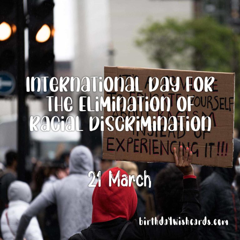 21-March International Day for the Elimination of Racial Discrimination: