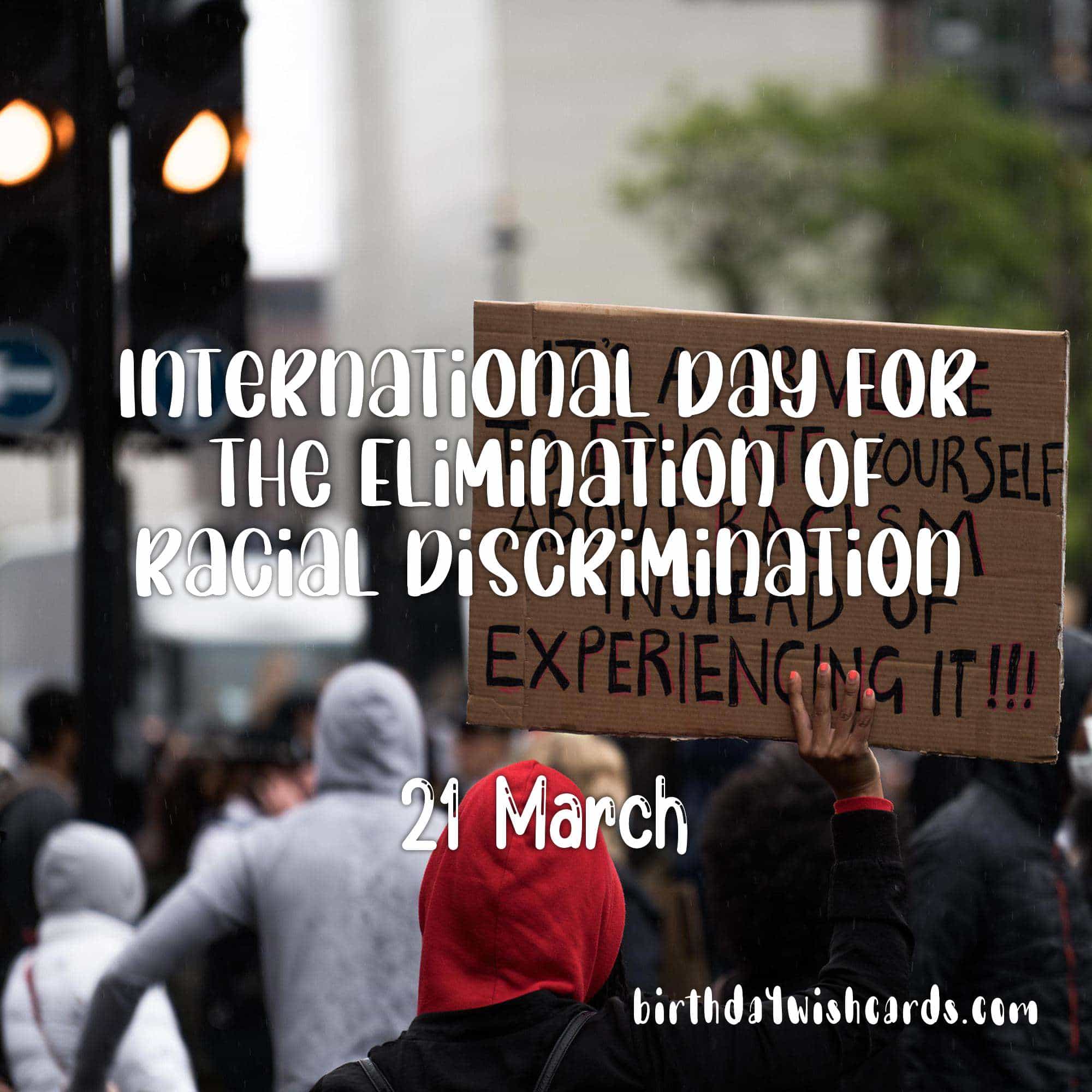 Birthday Wish Cards | 21-March International Day for the Elimination of Racial Discrimination: