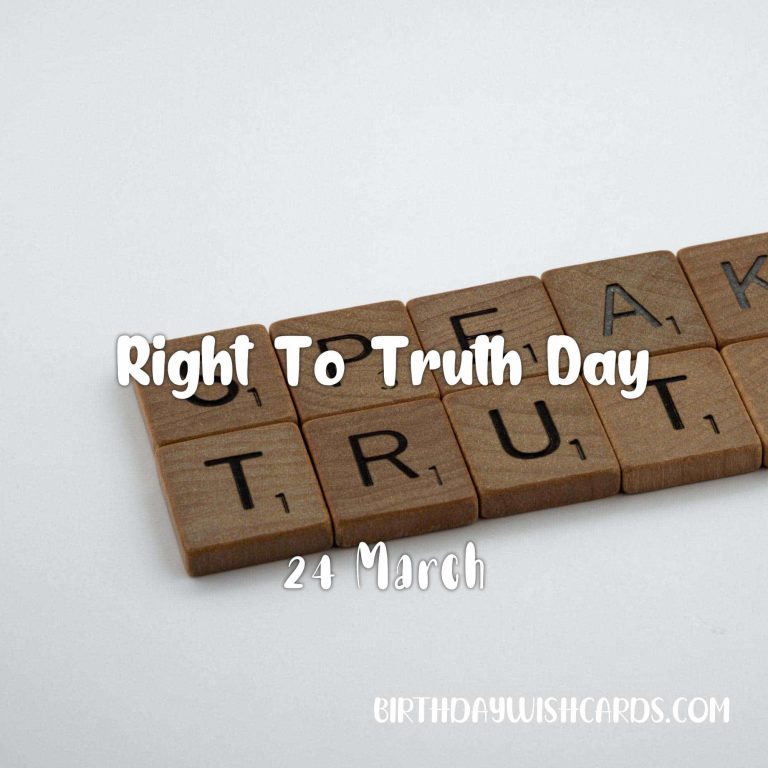 24-March International Day For the Right to Truth: