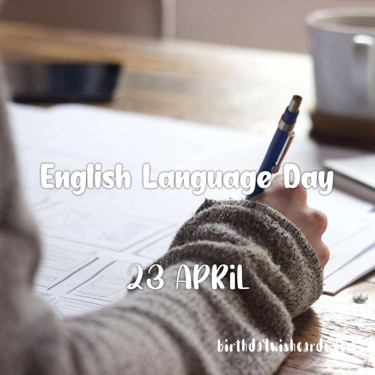 23-April English Language Day: