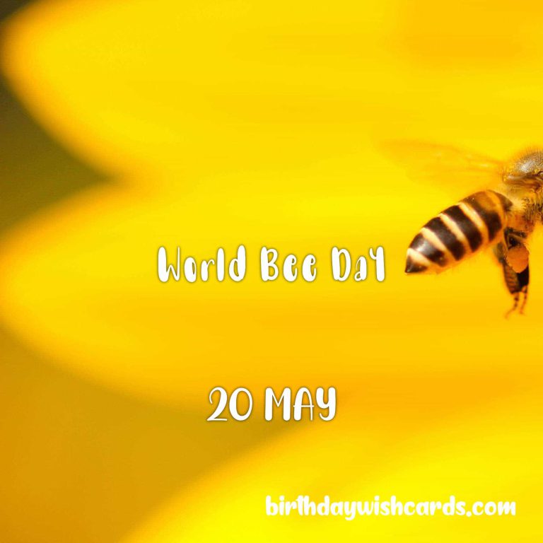 20-May World Bee Day:
