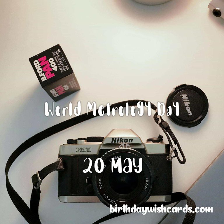 20-May World Metrology Day: