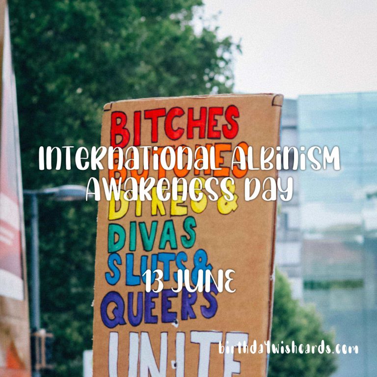 13-June international albinism awareness day: