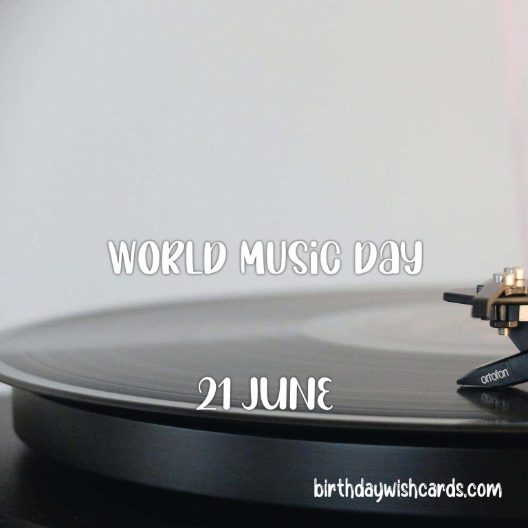 21-June World Music Day: