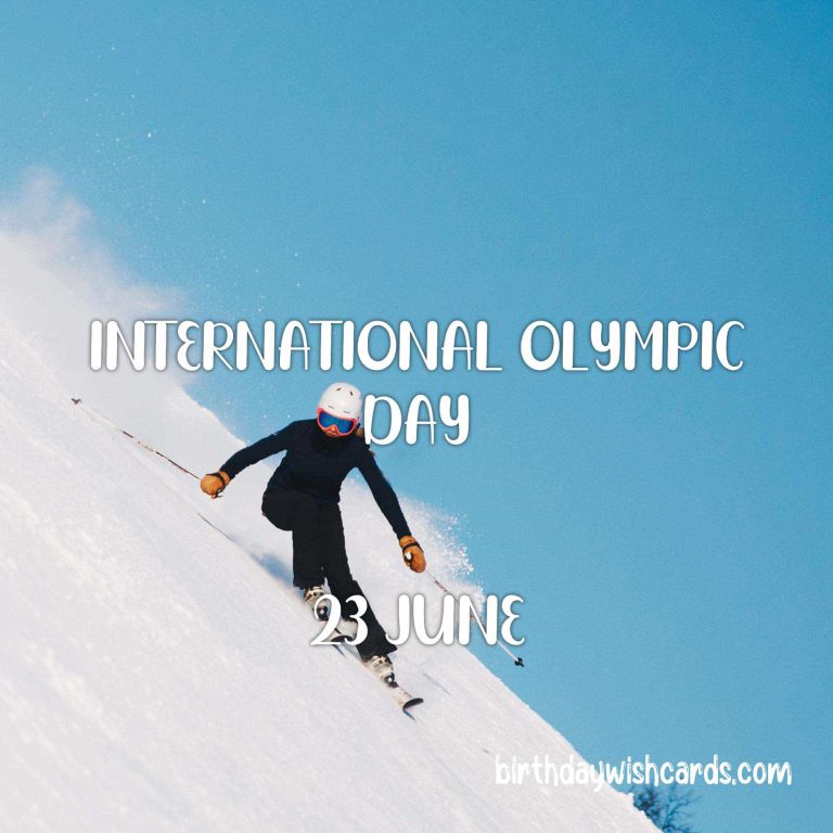 23-June International Olympic Day: