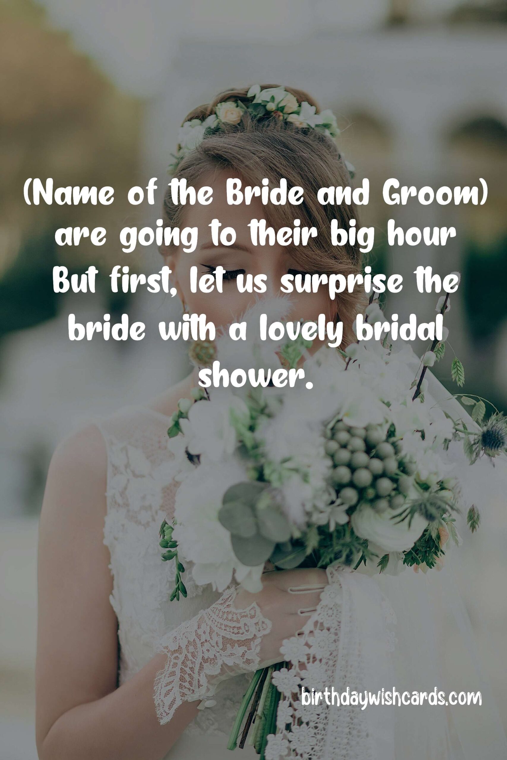 Birthday Wish Cards | Invitation Messages for Bridal Shower: