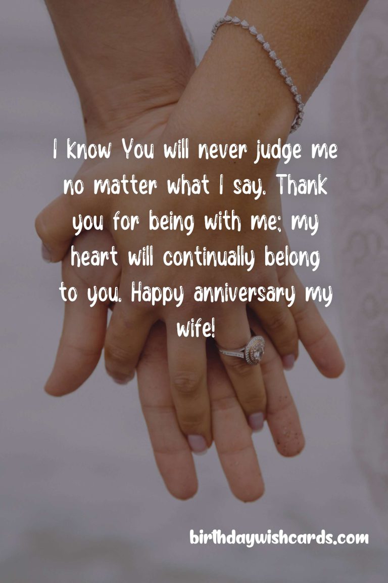 Lovely Anniversary Messages for Wife: