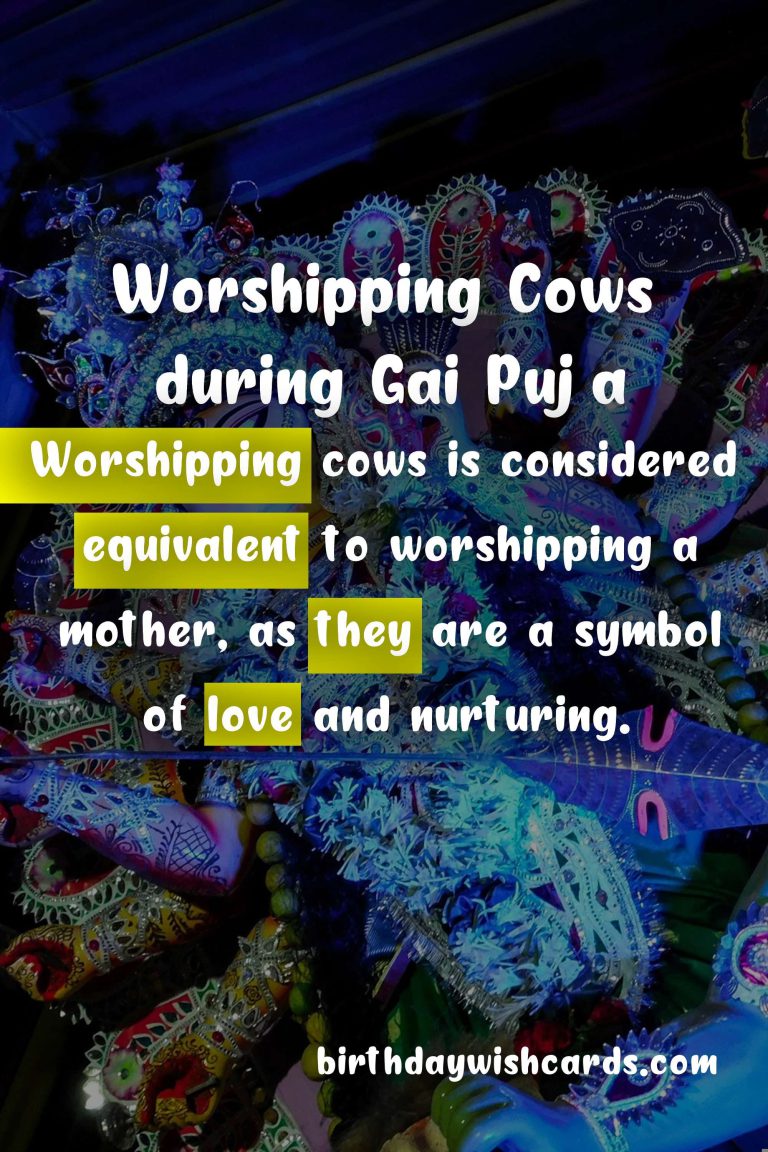 Gai Puja – A Traditional Nepali Celebration