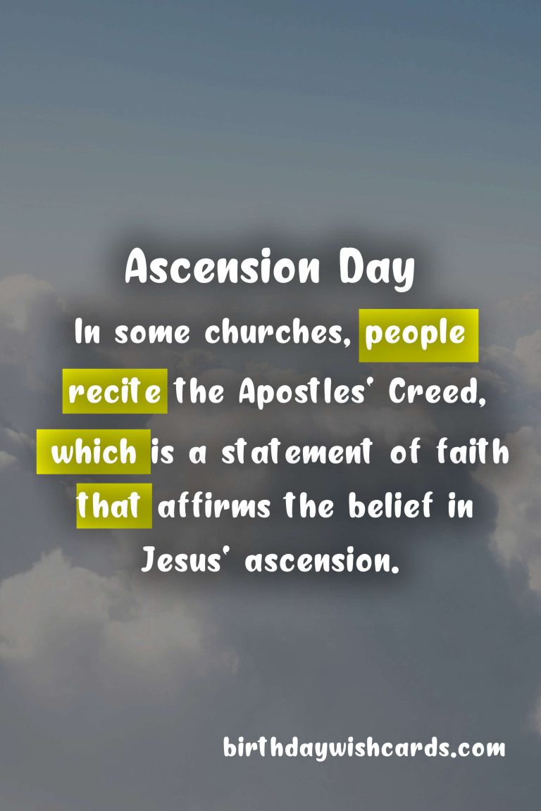 The Ascension Day: Celebrating the Ascent of Christ to Heaven