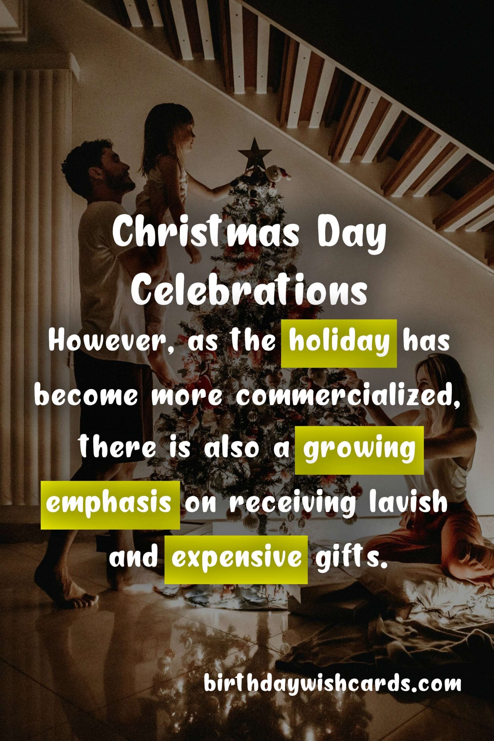 Birthday Wish Cards | Christmas Day - Celebrating the Most Wonderful Time of the Year
