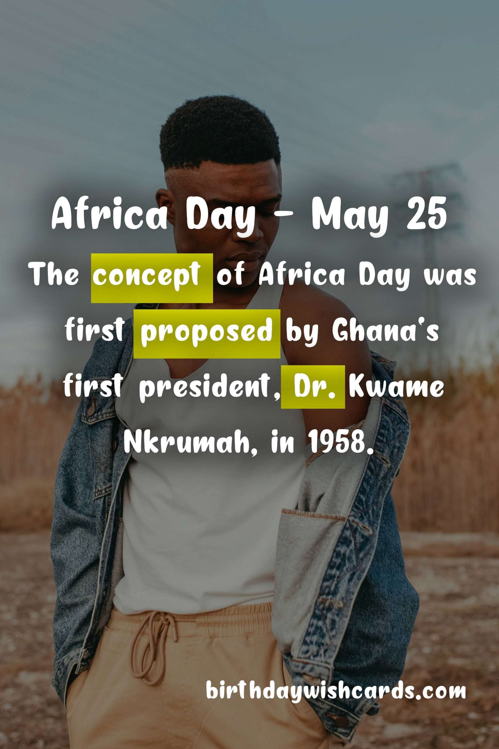 Birthday Wish Cards | Celebrate Africa Day - May 25