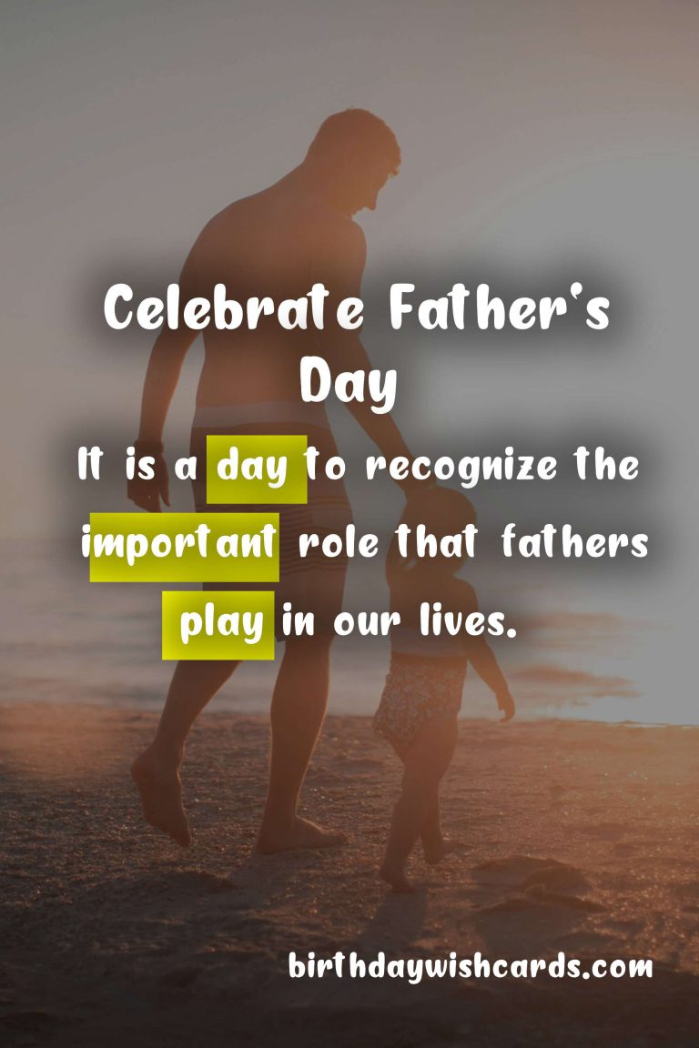 Celebrate Father’s Day on June 19