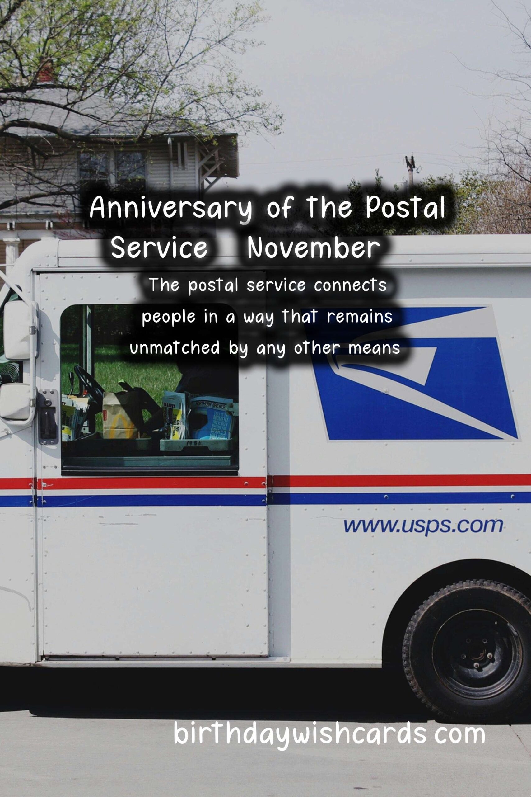 Anniversary of the Postal Service - November 16