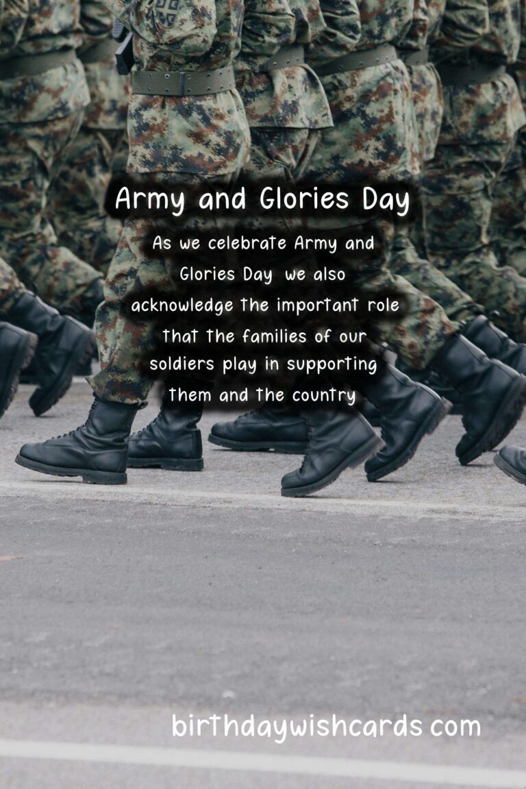 Army and Glories Day – July 05