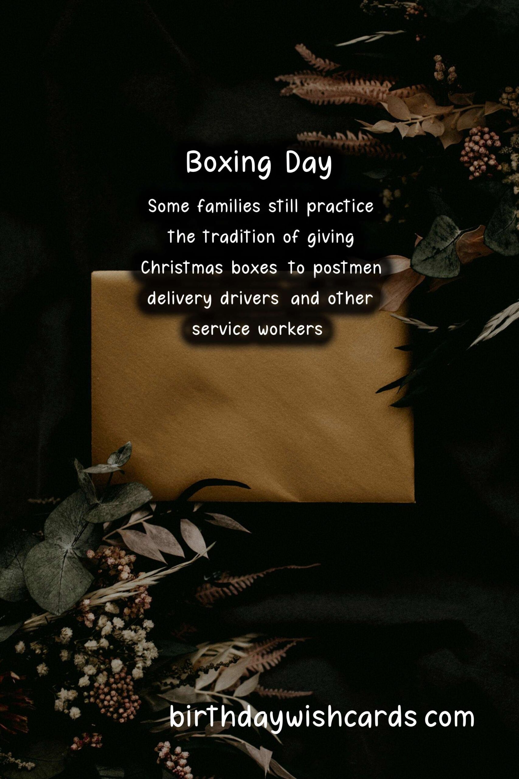 Boxing Day - The Day After Christmas