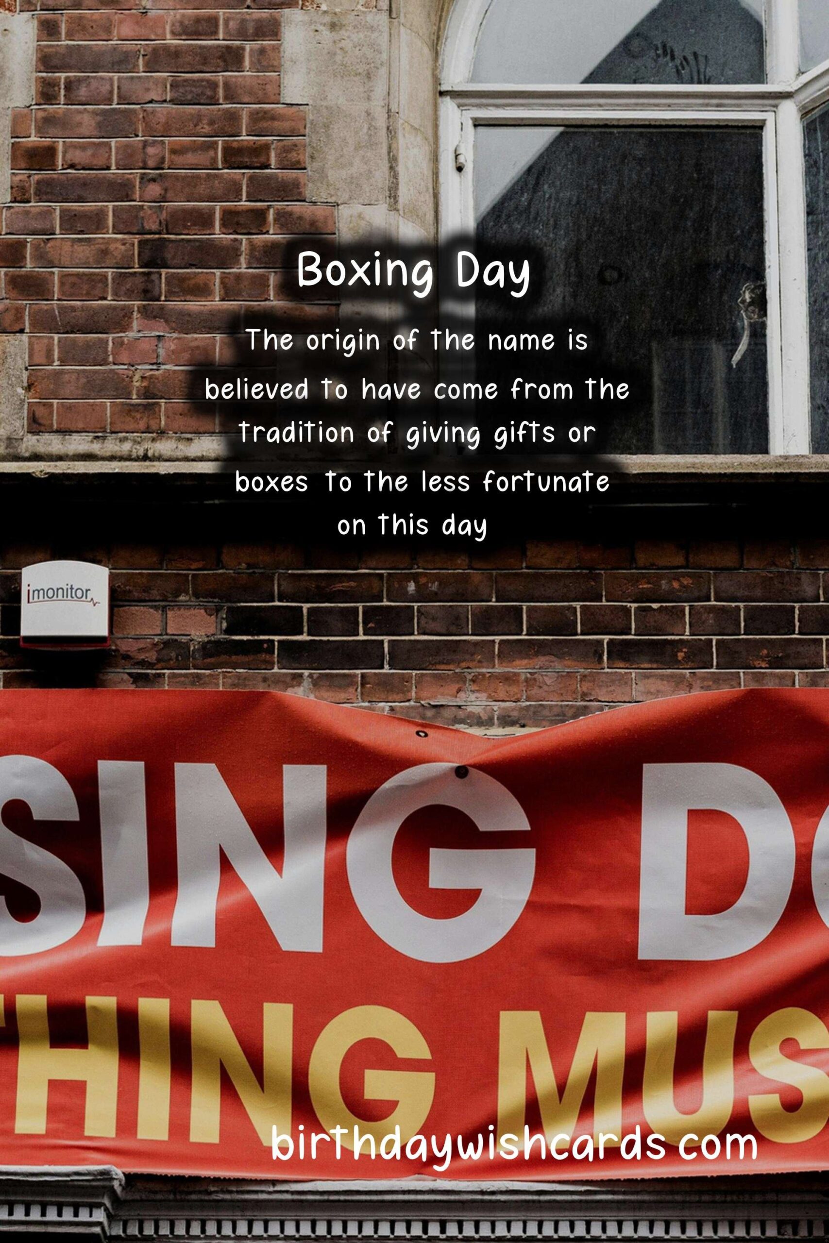 Boxing Day - The Day After Christmas