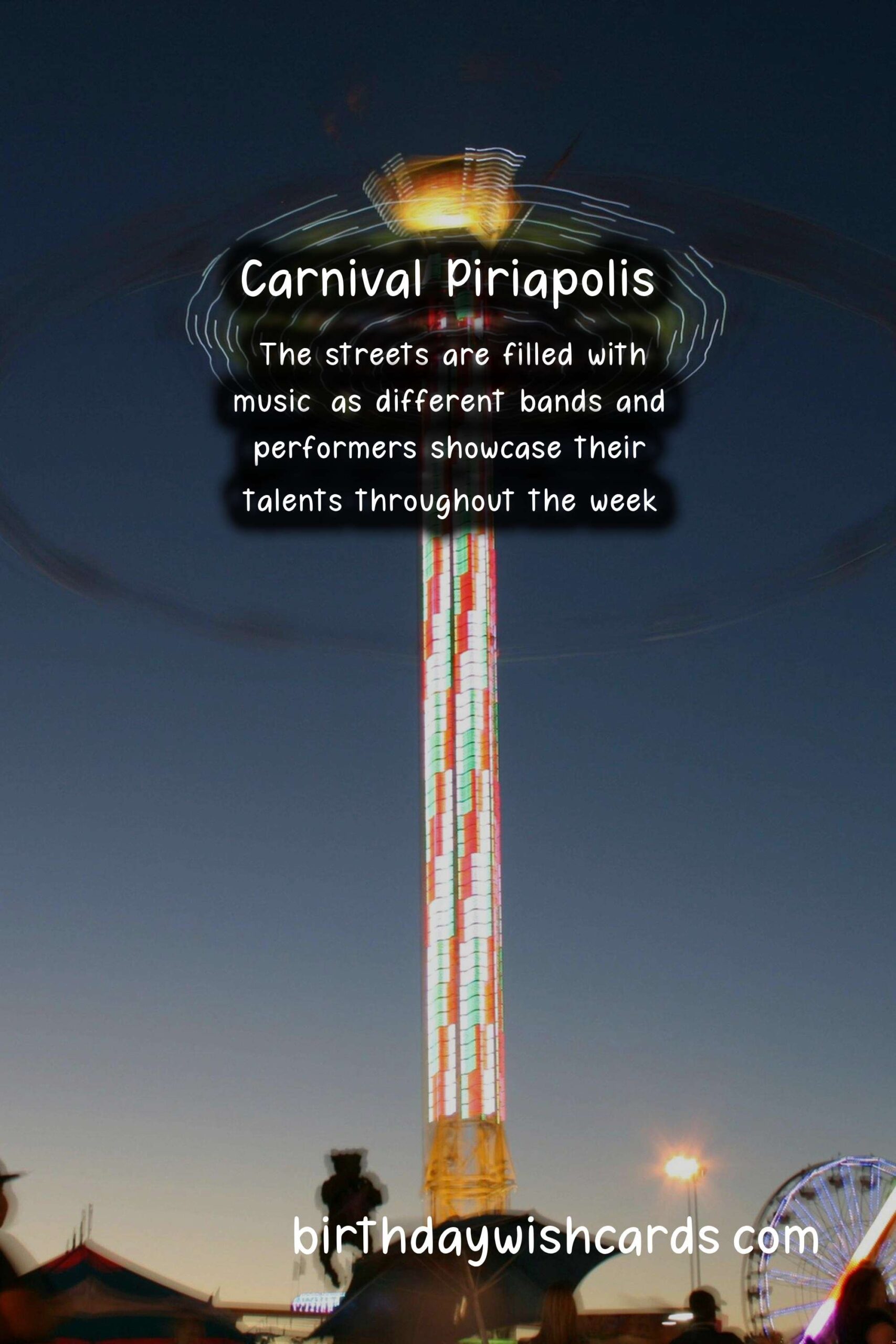 Birthday Wish Cards | Carnival Piriapolis - First Week of February