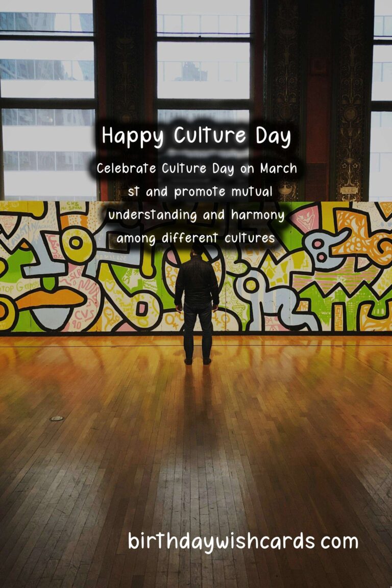 Celebrate Culture Day: A Reflection on the Importance of Cultural Diversity