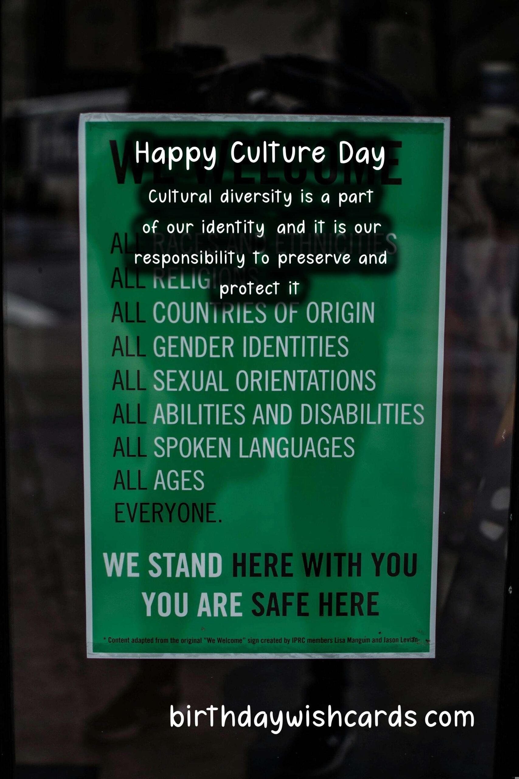 Celebrate Culture Day: A Reflection on the Importance of Cultural Diversity