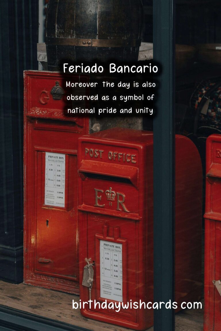 Celebrate Feriado Bancario (Bank Holiday) – September 5