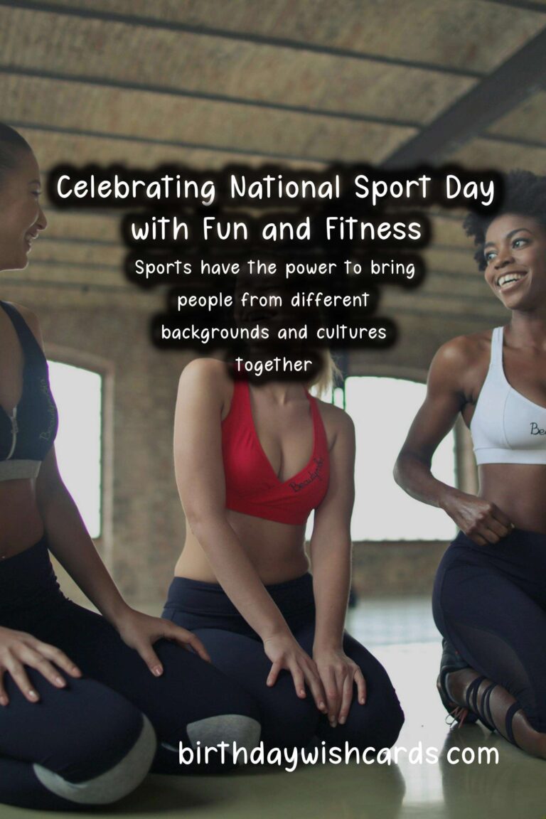 Celebrate National Sport Day – February 9 with Fun and Fitness