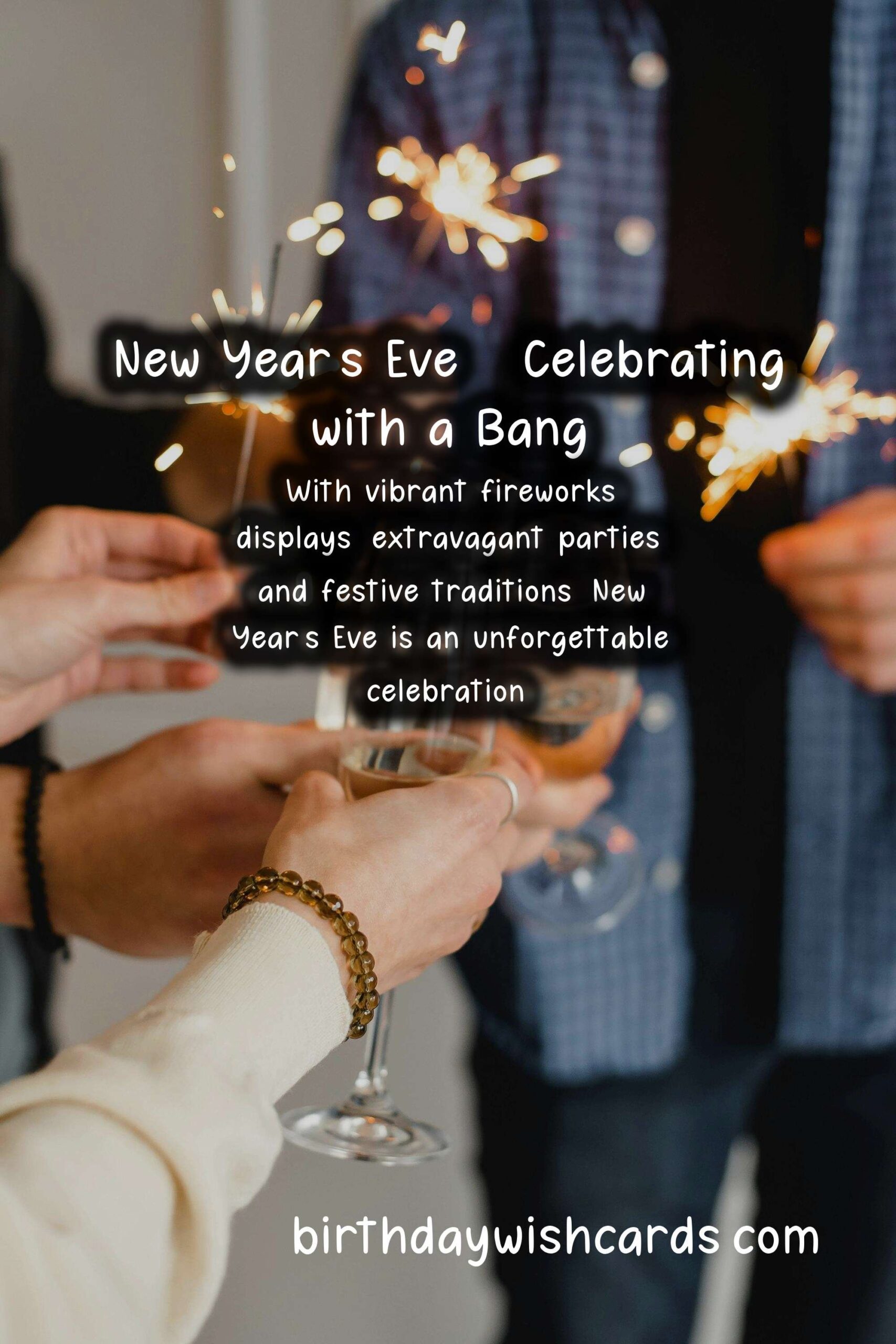 Celebrate New Year's Eve - 31 December with a Bang
