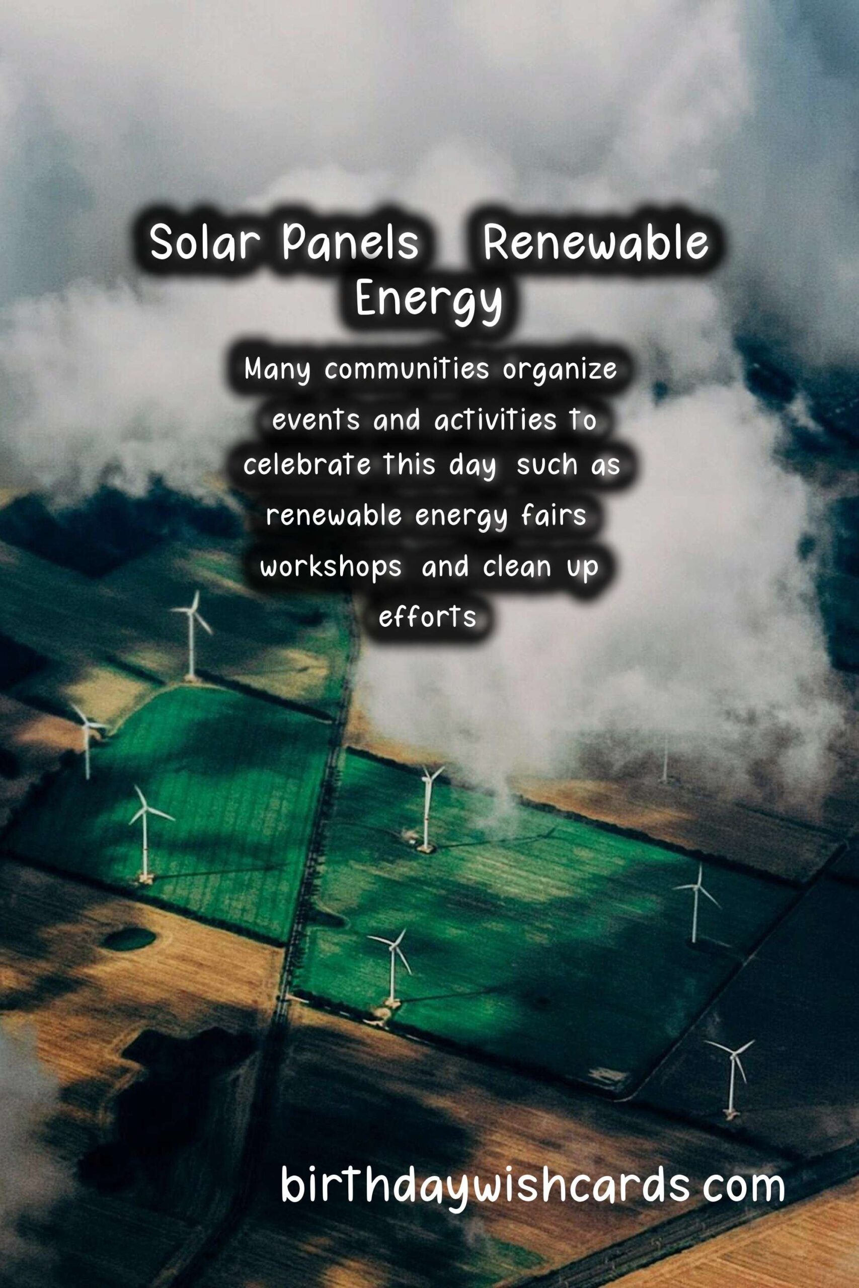 Celebrate Sustainable Energy Day on November 16th