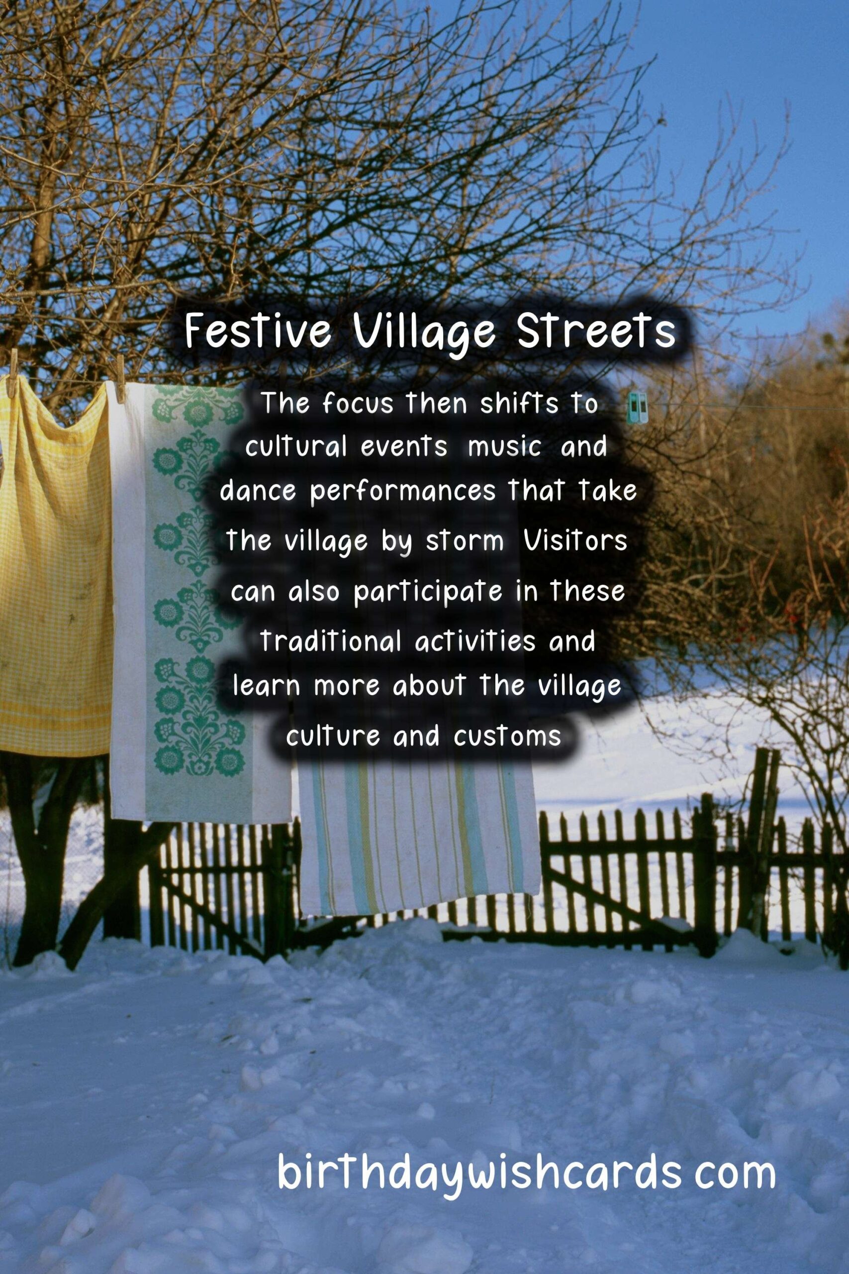 Birthday Wish Cards | Celebrate Village Festa Season from June to September
