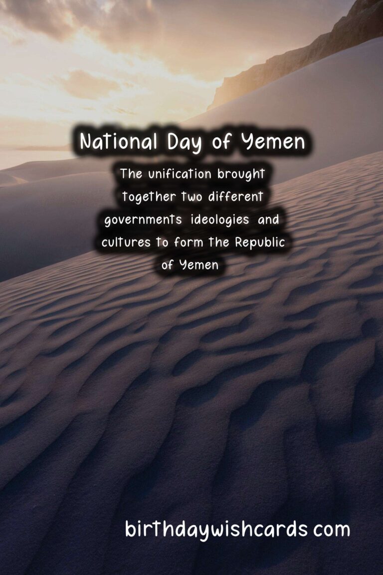 Celebrate the National Day of Yemen – September 26 in 2021 with Joy and Pride!