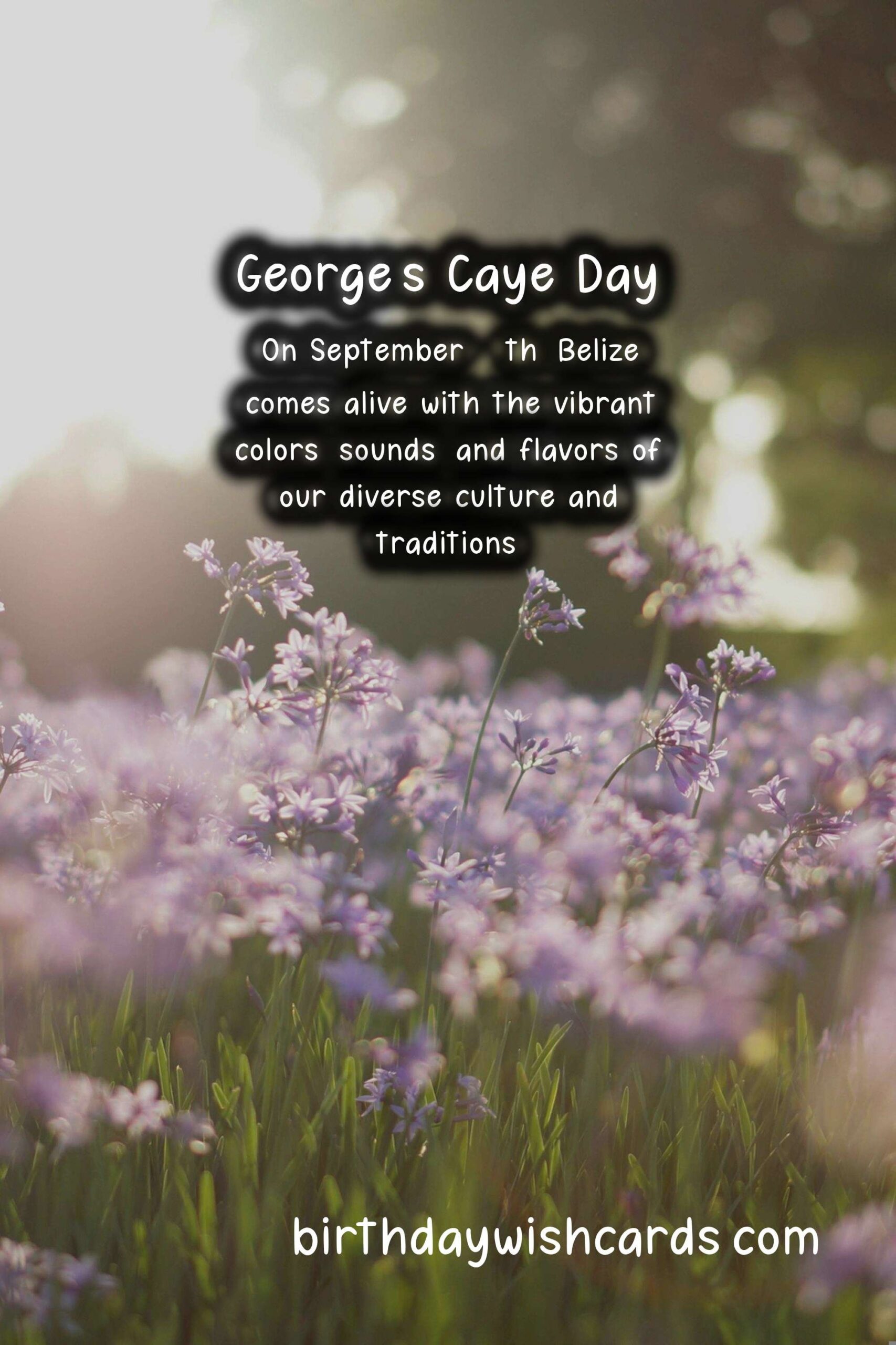 Birthday Wish Cards | Celebrating George's Caye Day: A Festival of Pride and Patriotism