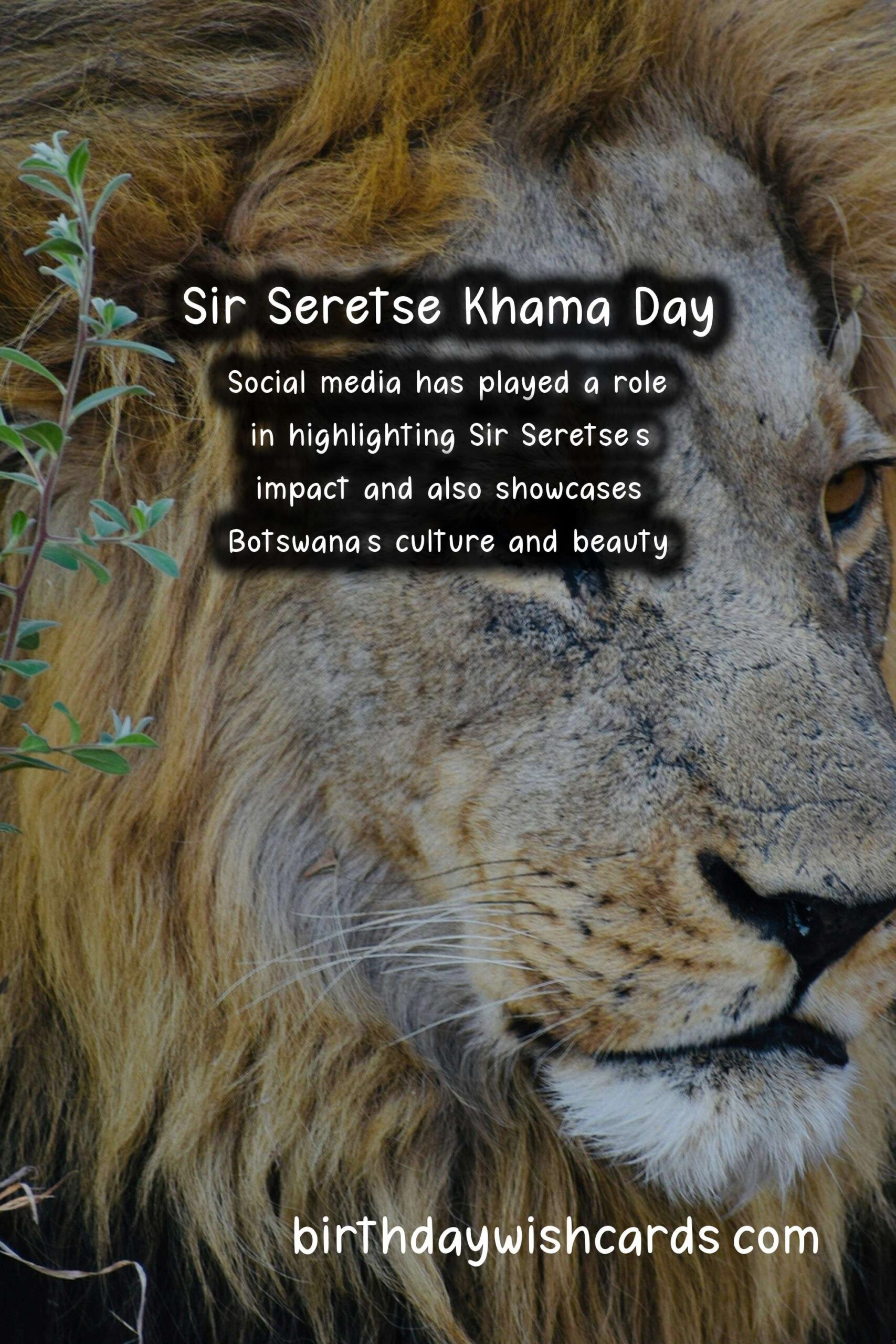 Celebrating Sir Seretse Khama Day - July 1