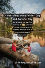 Birthday Wish Cards | World Water Day: Celebrating Our Most Precious Resource