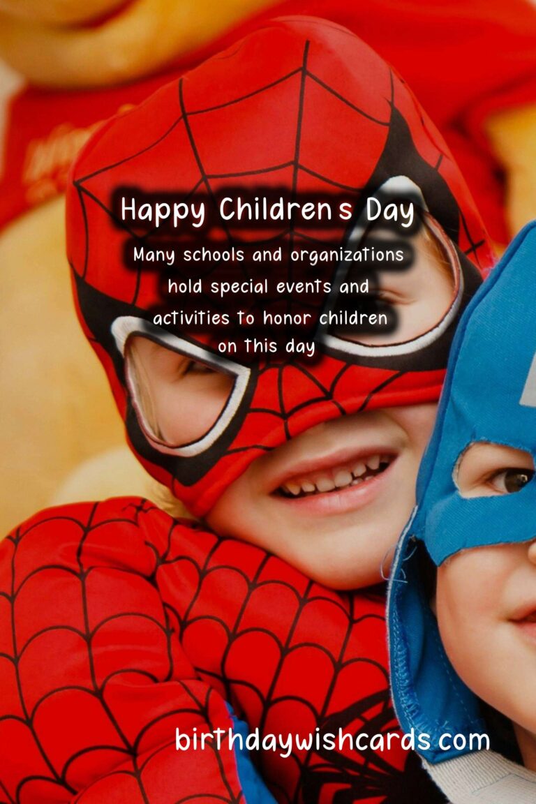 Children’s Day (December 7)